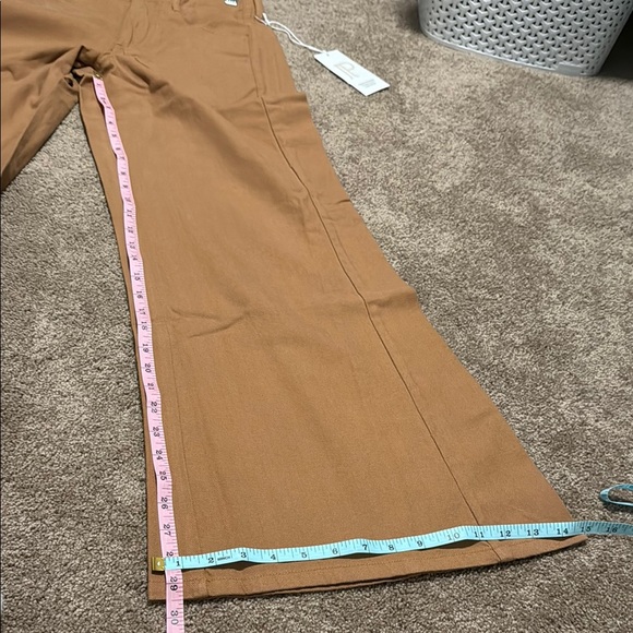 Anthropologie Pilcro The Adi Mid-rise Relaxed Flare Pants Herringbone Edition - Picture 8 of 11